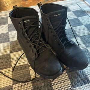 Dr. Martens Black Canvas Woman’s Boots